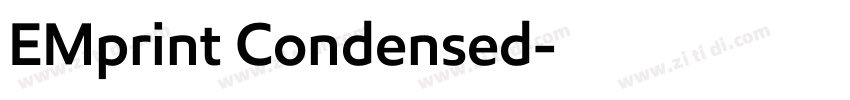 EMprint Condensed字体转换 EMprint Condensed字体转换